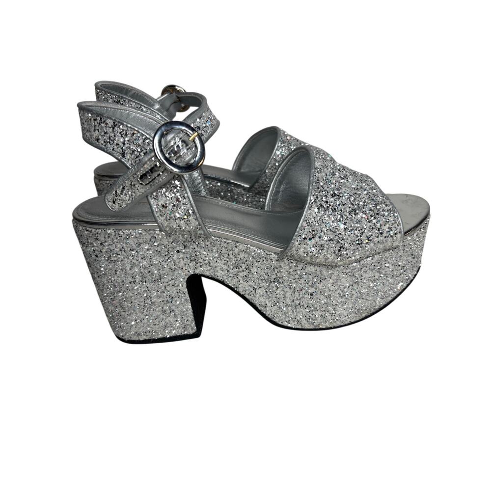 Larroudé Miso Ankle Strap Platform Sandals SZ 9